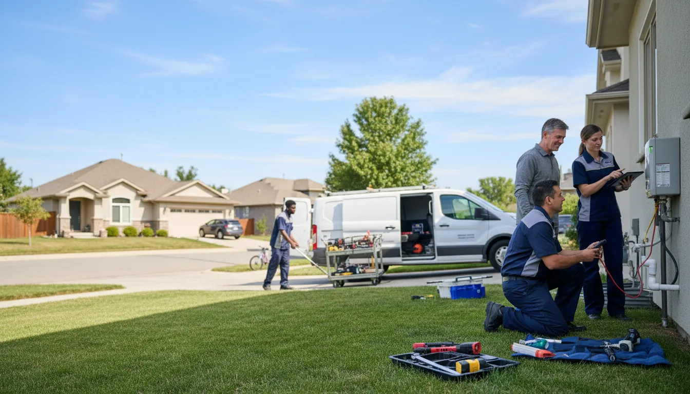 Tankless water heater service in Glouster, OH